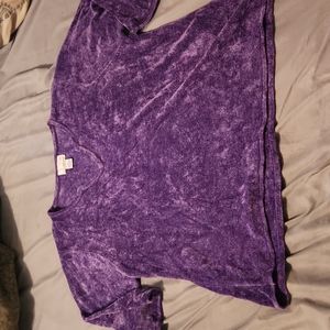 Vibrant purple women's sweater